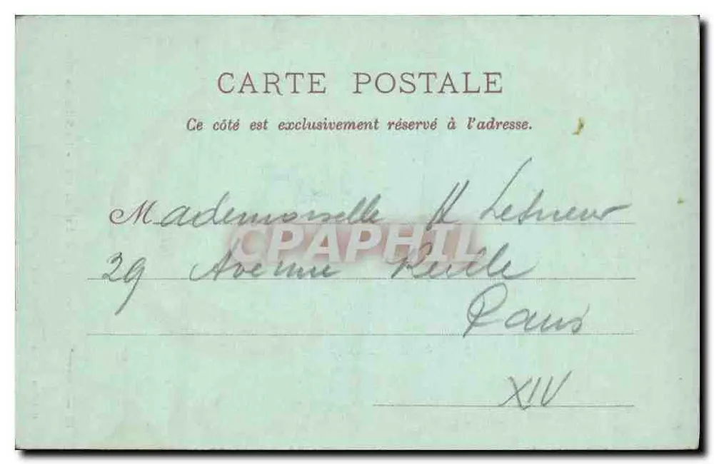 Schloss La Chapelle — La Salle des Gardes — Photographie von Édouard Laigle, Paris - Rückseite