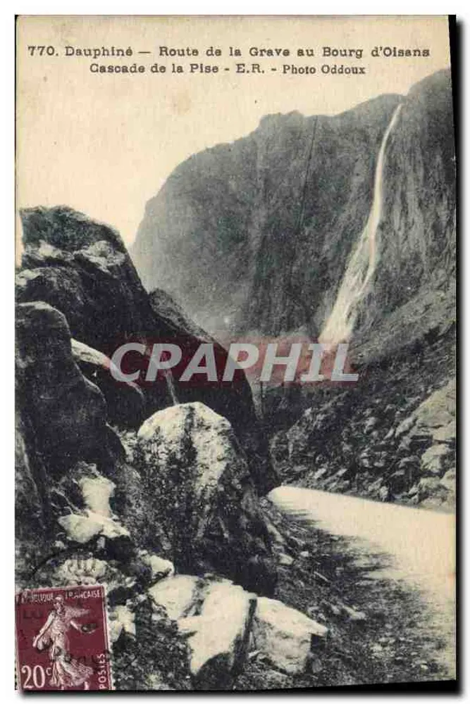 Dauphiné — Cascata da Pise — Foto Oddoux, n°770 - Frente