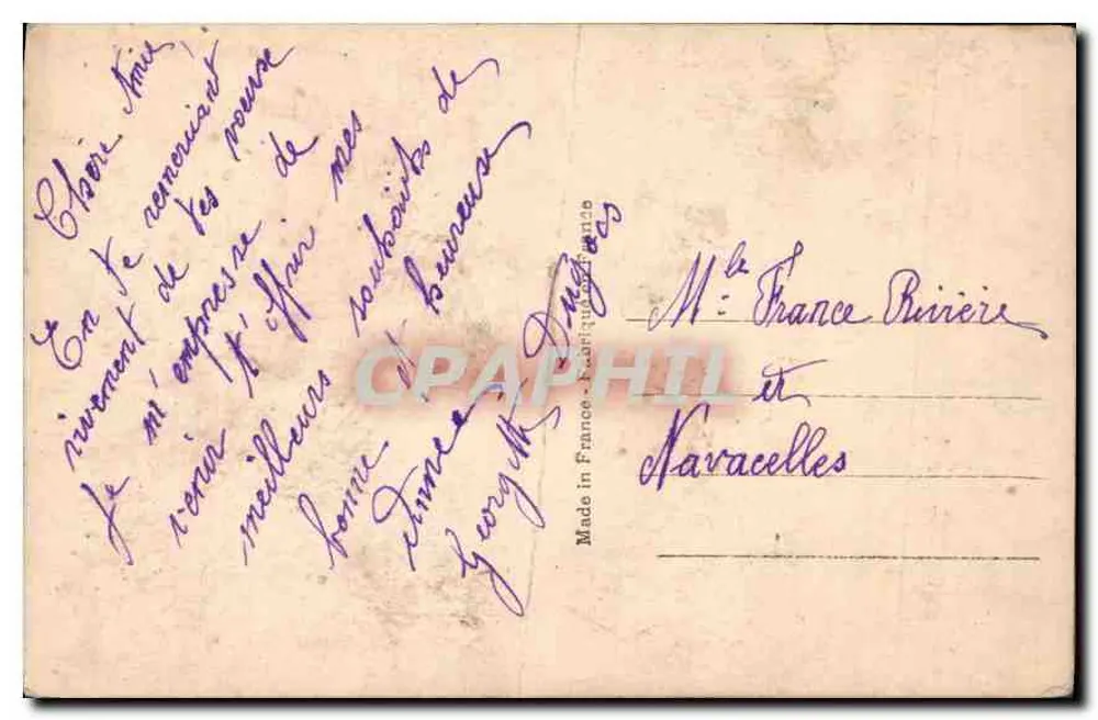 Mulher jovem sorridente — com buquê — editada por Lote, Paris, n° 1605 - Verso