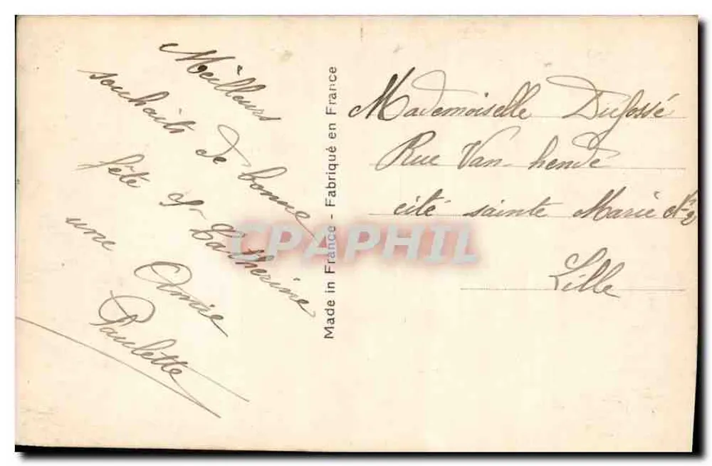 Festa de Santa Catarina — Blanet Paris 573 - Verso