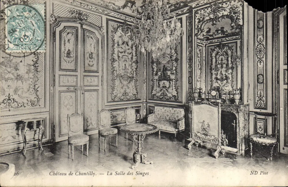 Château de Chantilly — La Salle des Singes — ND Phot - Frente