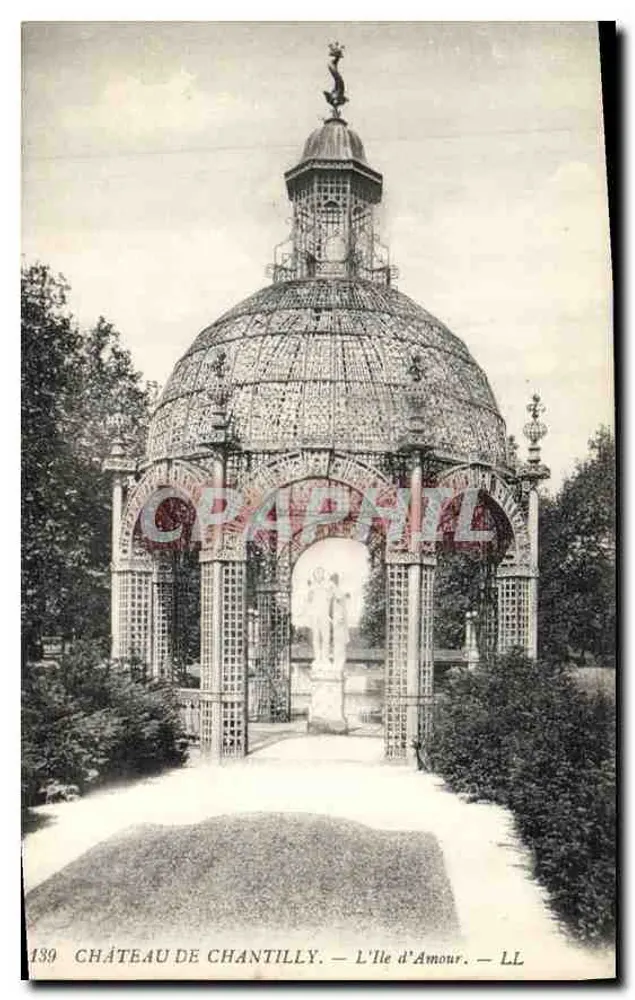 Castelo de Chantilly — A Ilha do Amor — LL, n° 139 - Frente