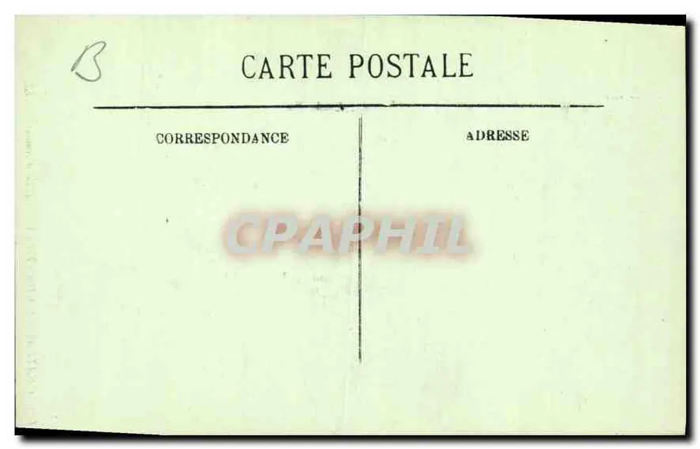 Castelo de Chantilly — A Ilha do Amor — LL, n° 139 - Verso