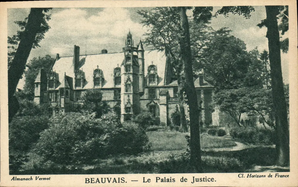 Beauvais — O Palácio de Justiça — Cl. Horizons de France - Frente