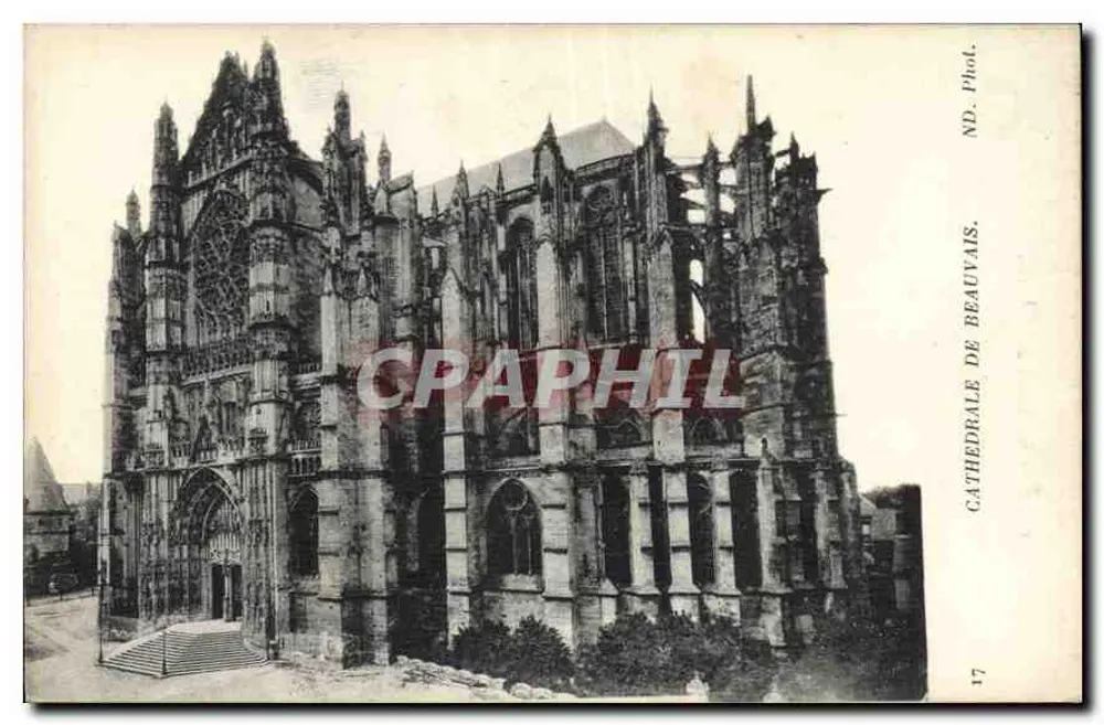 Catedral de Beauvais — vista da fachada — ND. Fot. n°17 - Frente