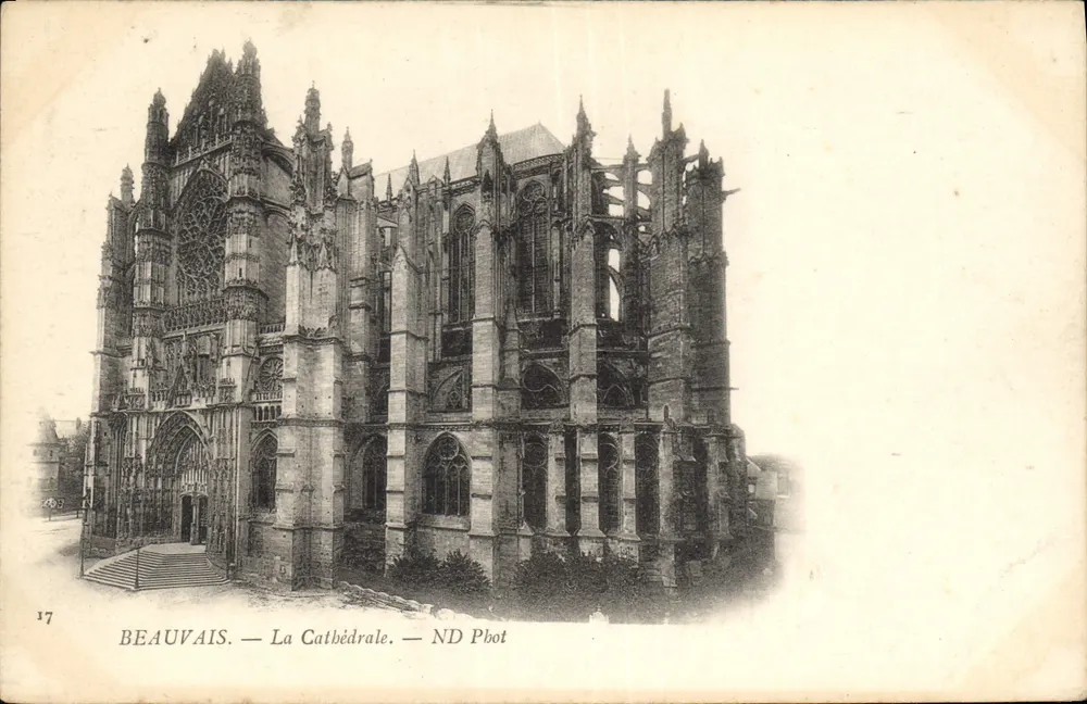 Beauvais — A Catedral — ND Pbot - Frente