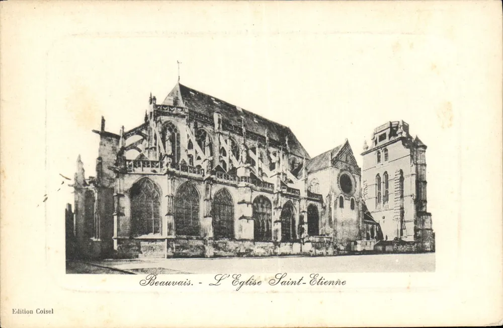 Beauvais - A Igreja de São Etienne — Edição Coisiel - Frente