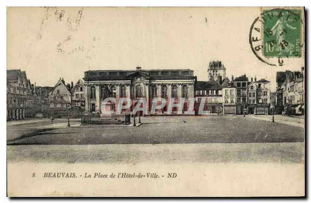 Beauvais - Die Place de l'Hôtel-de-Ville - ND - Vorderseite