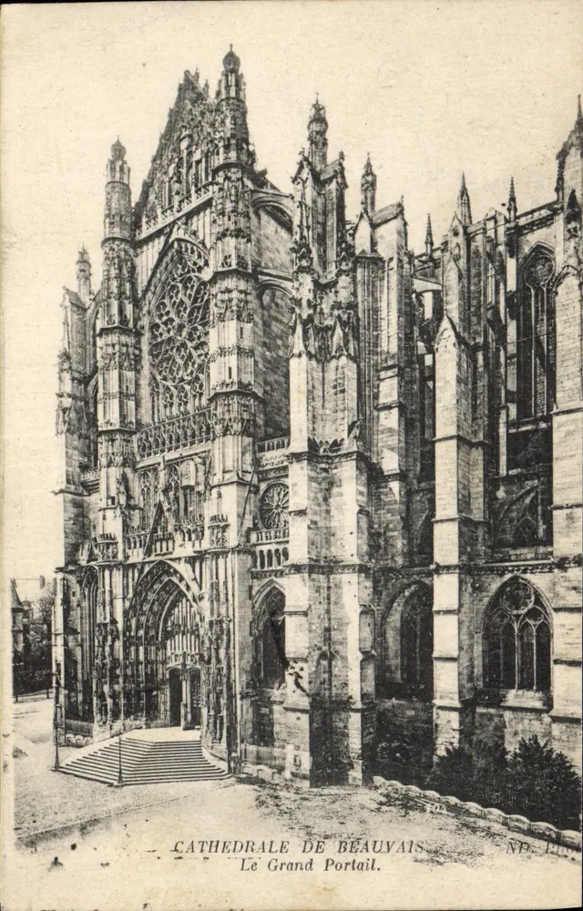 Kathedrale von Beauvais — Der Große Portal — N.D. Edition - Vorderseite