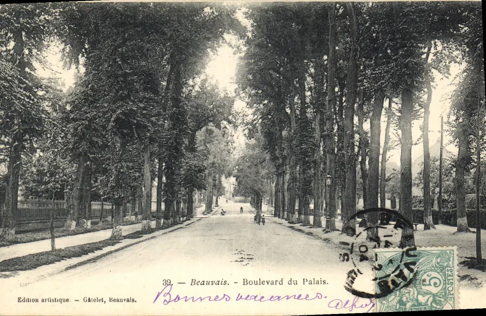 Beauvais - Boulevard du Palais — Edição artística, Gâtelet, Beauvais, n°39 - Frente