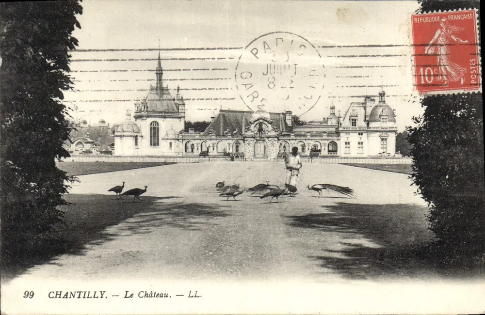 Chantilly — O Castelo — LL. — Editor LL. n°99 - Frente