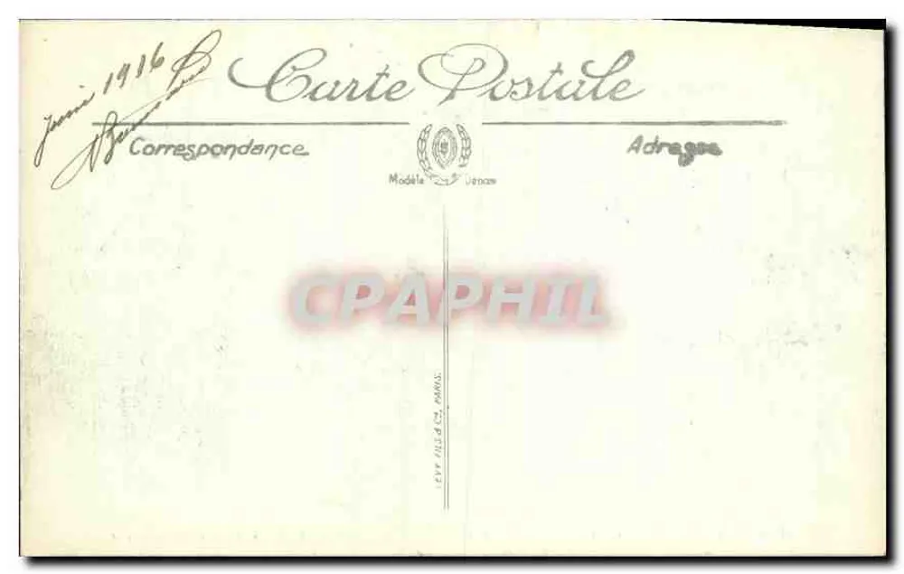 PierreFonds — O Castelo, lado do Lago — Edição A. Darâmo, PierreFonds (Oise) - Verso