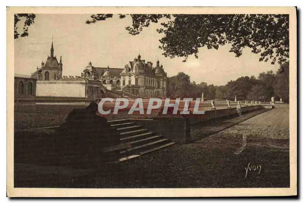 Castelo de Chantilly — Vista Geral — Edição de Arte YVON, n°23 - Frente