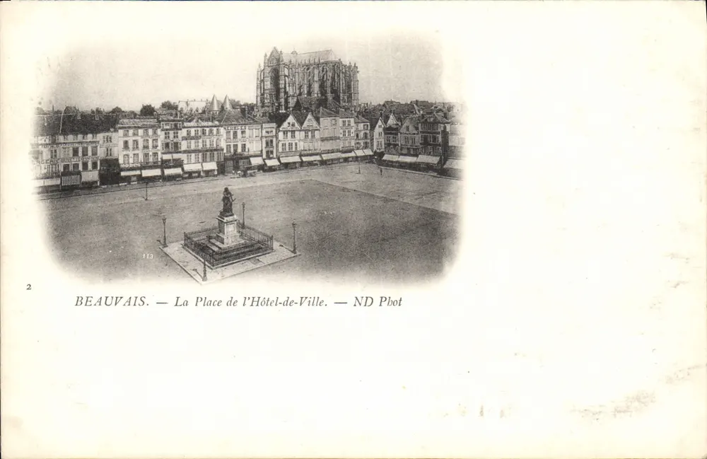Beauvais — Der Platz des Rathauses — ND Phot - Vorderseite