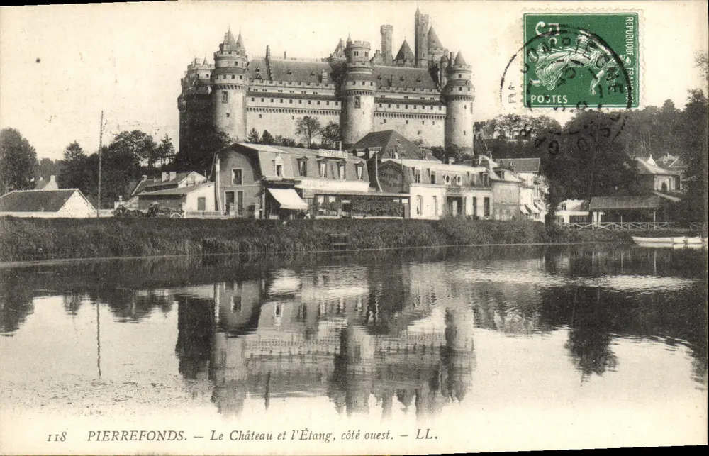 PierreFonds — Das Schloss und der Teich, westlicher Teil — LL. - Vorderseite