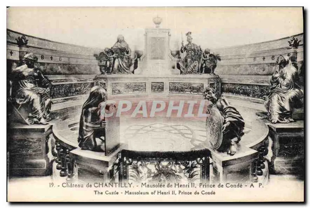 Schloss Chantilly - Mausoleum von Henri II, Prinz von Condé — A.P. - Vorderseite