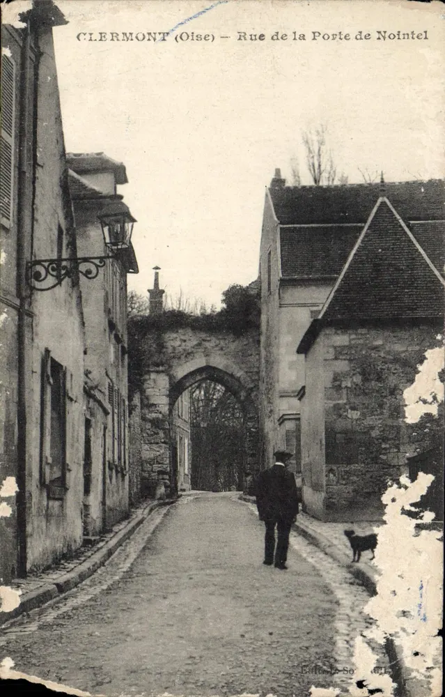 Clermont (Oise) — Rue de la Porte de Nointel — Editada La So 671 - Frente