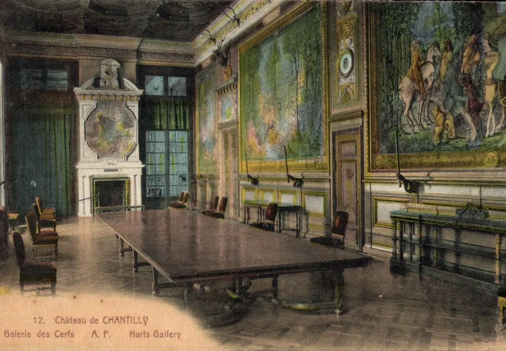 Schloss Chantilly — Galerie der Rehe — A.P. Harts Gallery - Vorderseite