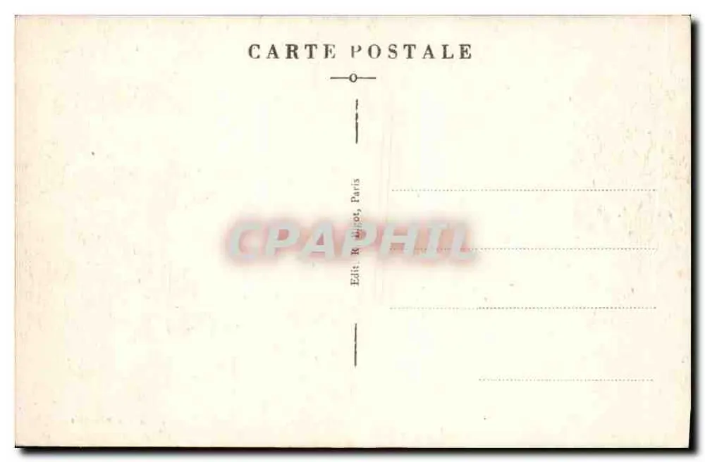Versailles — Das Schloss — Die Schlachtengalerie — Verlag R. Bijos, Paris, n°51 - Rückseite