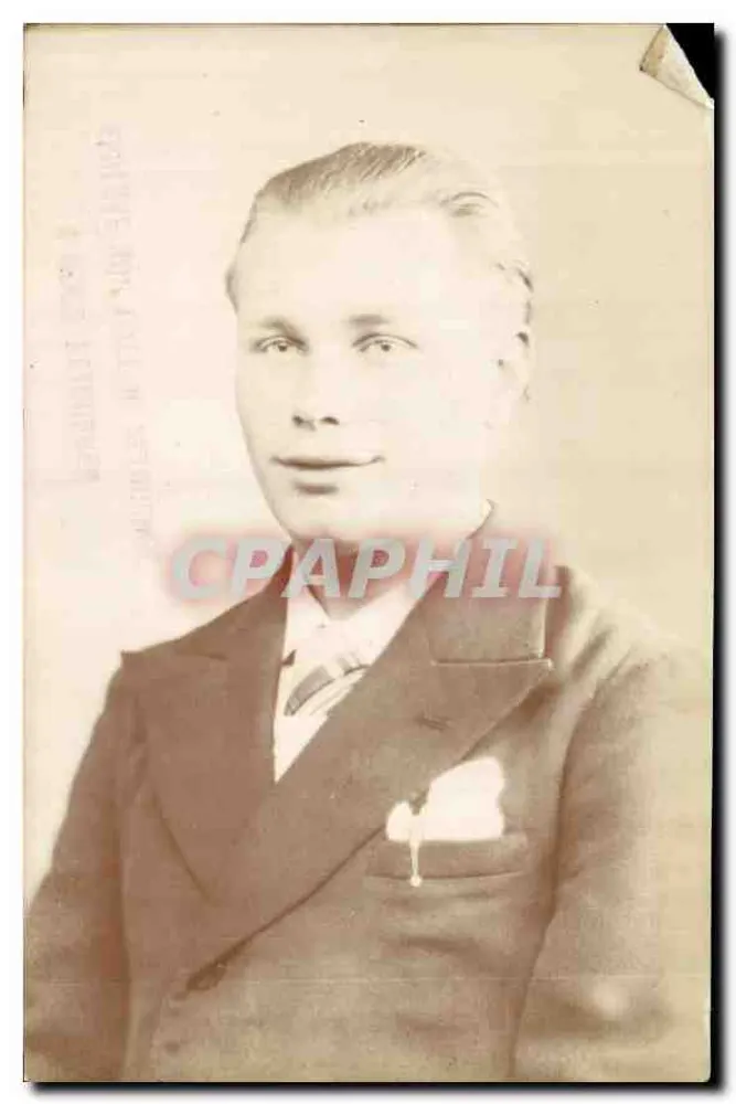 Retrato de um jovem — editor desconhecido, número de série ilegível - Frente