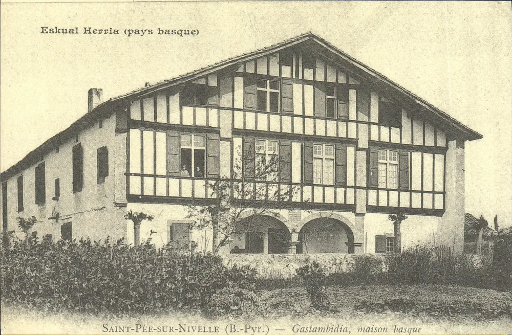 Gastambidia (Saint-Pée-sur-Nivelle) — Basque-Haus - Vorderseite