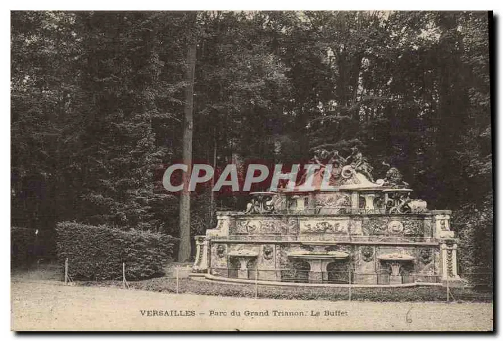 Versailles - Parque do Grande Trianon: O Buffet — n°6 - Frente
