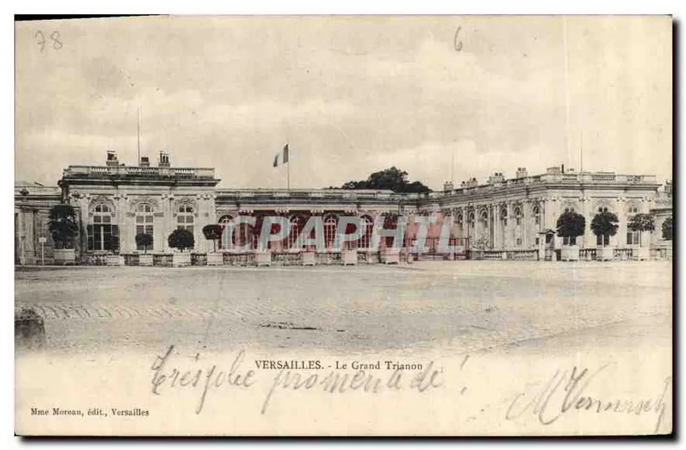 Versailles — Le Grand Trianon — éditeur Mme Moreau, Versailles - Frente