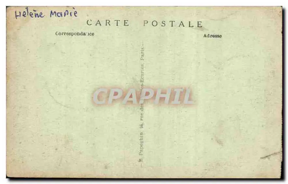 Versailles — Das Schloss des Großen Trianon — Der Peristyl und die Gärten — A.P. Nr. 68 - Rückseite