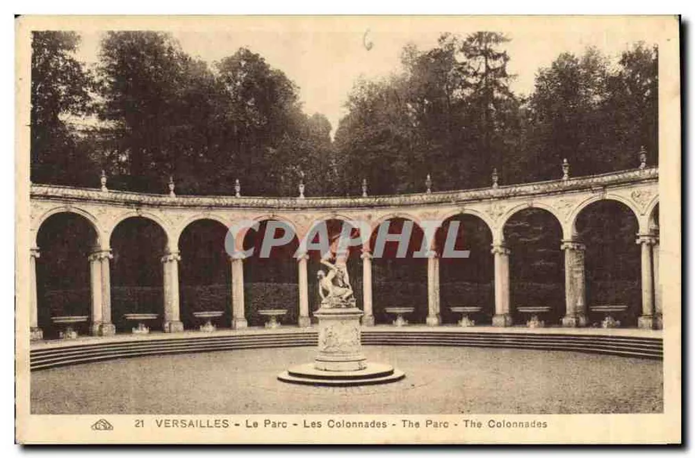 Versailles - O Parque - As Colunatas — n°21 - Frente
