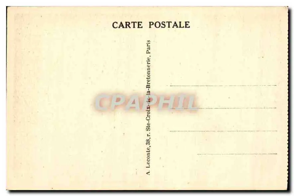 Schlosspark Versailles — Die Mansart-Säulenreihe, Die Entführung der Proserpine von Girardon — Verlag Tuy, n° 27 - Rückseite