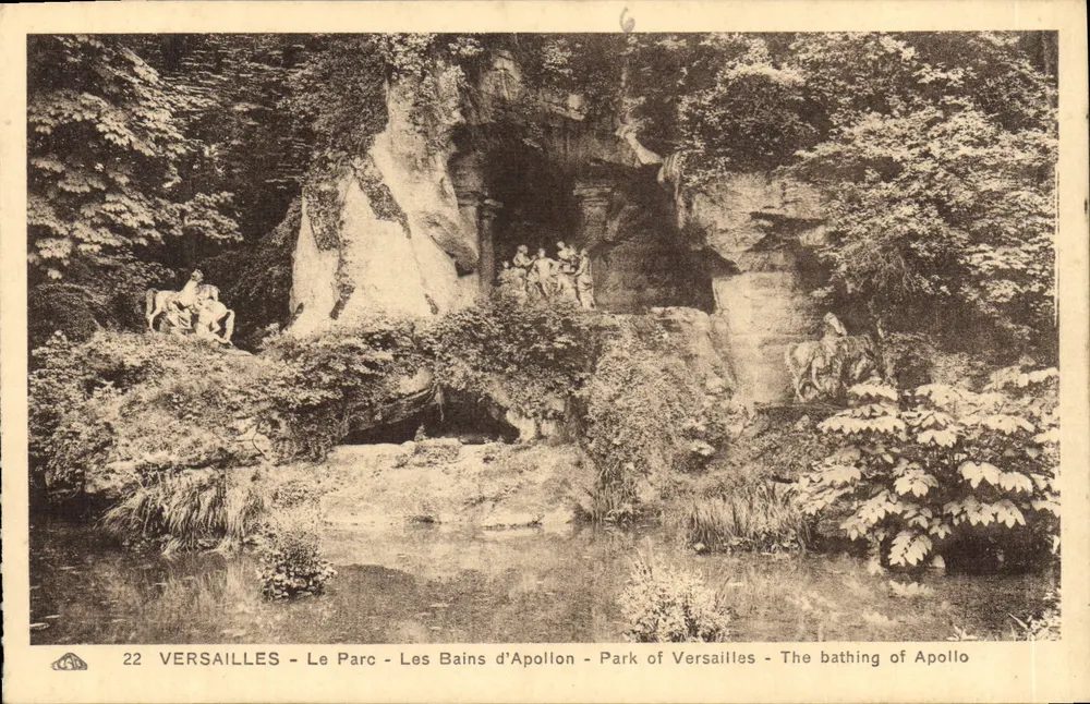 Versailles - O Parque - Os Banhos de Apolo — Editor: 'Os Banhos de Apolo' - n° 22 - Frente