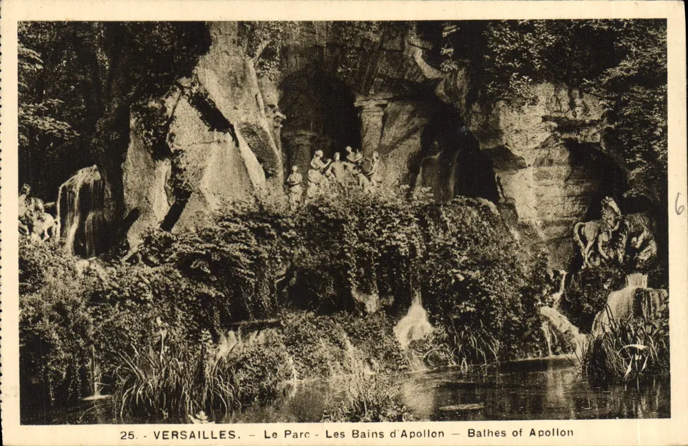 Versailles — O Parque — Os Banhos de Apolo — n° 25 - Frente