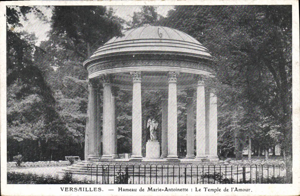Versailles — Hameau de Marie-Antoinette: Der Tempel der Liebe — Verleger nicht sichtbar - Vorderseite