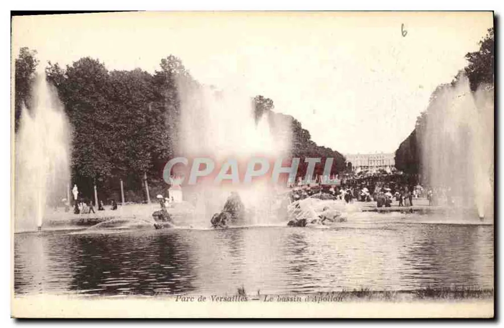 Park von Versailles — Der Apollo-Becken — Seriennummer 6 - Vorderseite