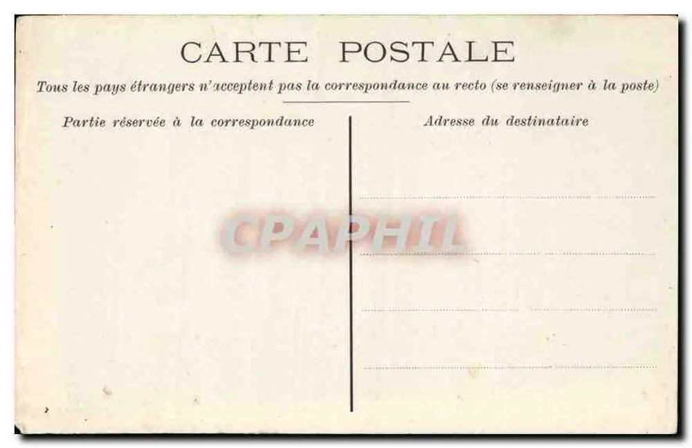 Notre-Dame de Torcè — statua Matki Bożej z Dzieciątkiem — Phototypie A. Benoit, 8 Rue Barbette - Paris - Rewers