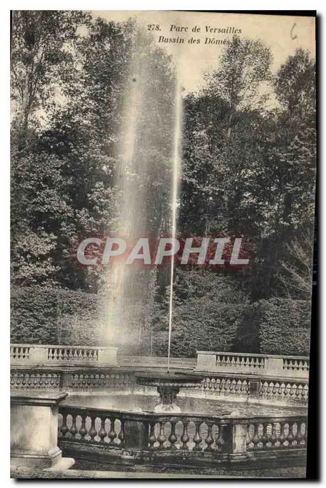 Bassin des Dômes — Parc de Versailles — Édita Paris Versailles n°278 - Frente