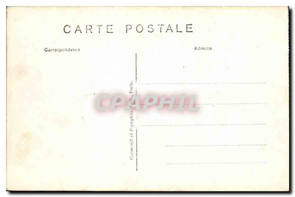 Versailles — Palast des Grand Trianon und der Kanal — A.P. - Rückseite