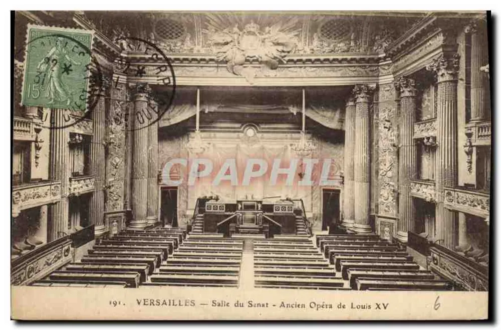 Versailles — Salle des Senats — Ehemaliges Opernhaus von Ludwig XV — IA P. LE-DELIT, PARIS, n°6 - Vorderseite