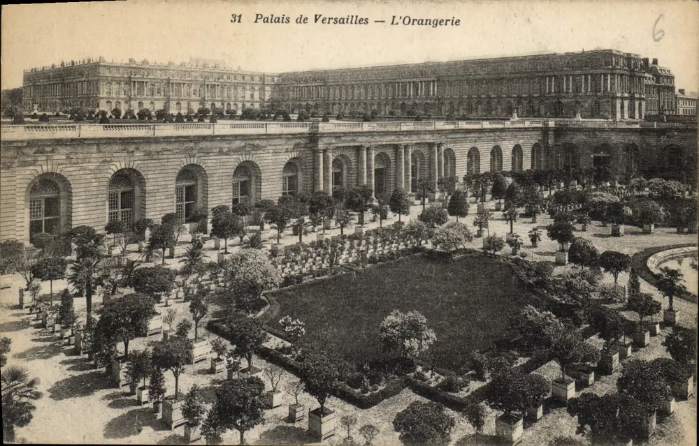 Palácio de Versalhes — A Orangerie — Impr. Eda, Neufchâtel - Frente