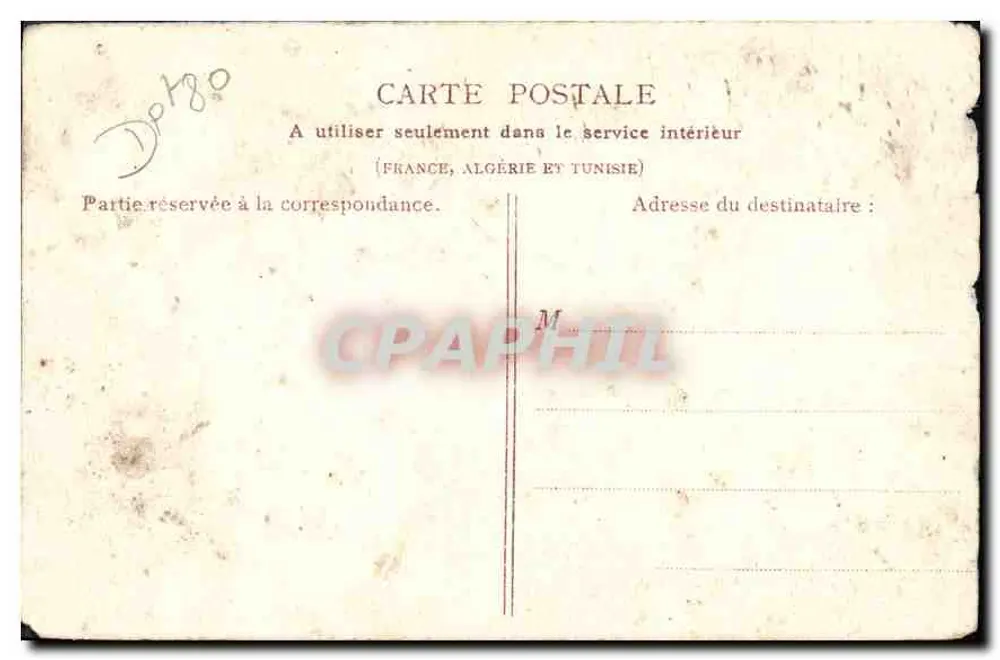 Beaucamps-le-Jeune — Castelo — Impressora Jeanne d'Arc, Saint-Just-en-Chaussée (Oise) - Verso