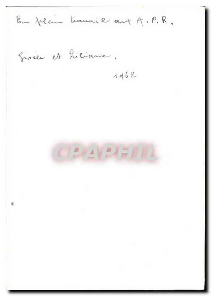 Binnenkant van een café — werknemers bij de A.P.R. — Griekenland en Libië, 1962 - Achterkant