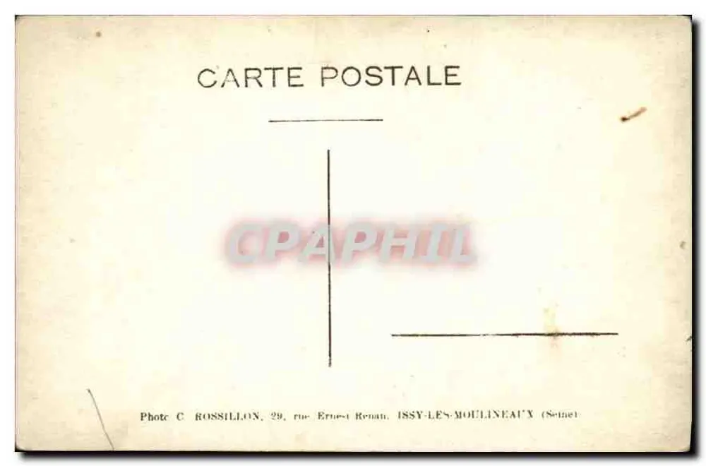 Familie — studioportret — Foto C. Rossillon, Issy-les-Moulineaux - Achterkant