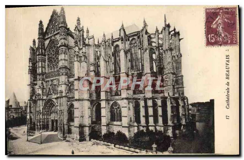 Catedral de Beauvais — Vista da fachada gótica — Editor: 17 - Frente