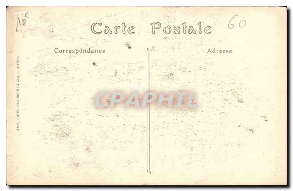 Beauvais — A Estátua de Jeanne Hachette — ND. Fot. - Verso