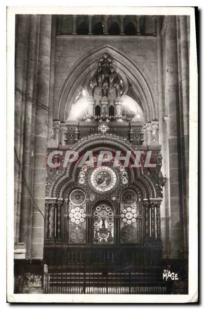 Beauvais - A Relógio Astronômico — Foto Verdadeira, editor G. Riant, n°10 - Frente