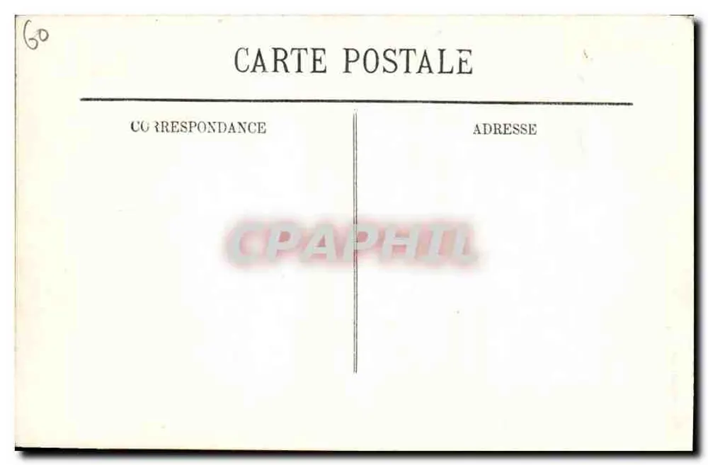 Chantilly — Het Kasteel (Noordoostkant) — LL. — N° 193 - Achterkant