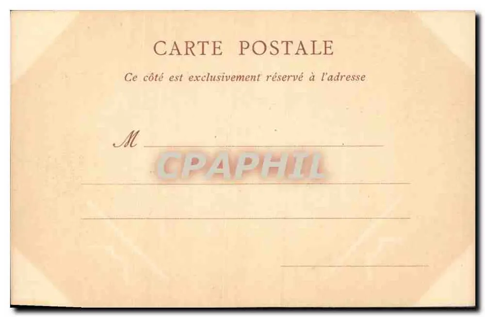 Castelo de Chantilly — Lado Sudoeste — ND Phot - Verso