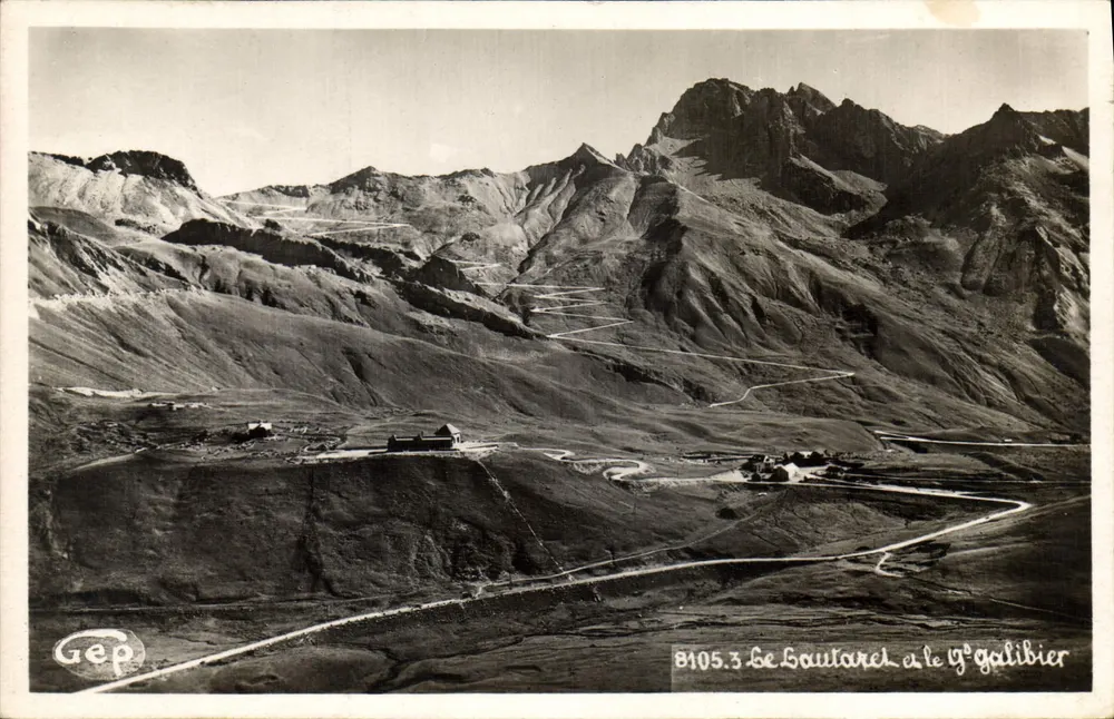 Le Soutarelet e o Géralibier — vista panorâmica — Gep, n° 8105.3 - Frente
