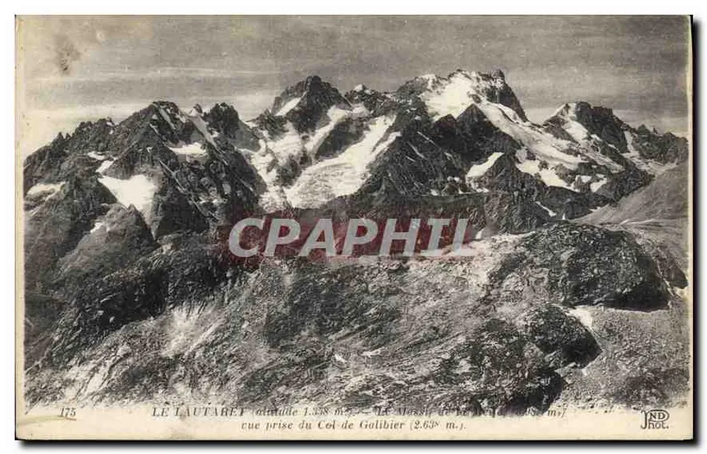 Le Lautaret (Höhe 1.338 m.) — La Masse de la Vanoise (2.638 m.) — Ansicht vom Col de Golibier (2.638 m.) — JND Fotografie - Vorderseite