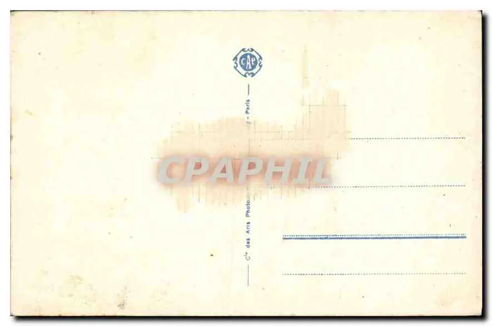 Beauvais — A Relógio Astronômico — A. La Veillette, engenheiro construtor - Verso